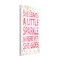 Stupell Industries Leaves A Little Sparkle Phrase Wall Plaque Art